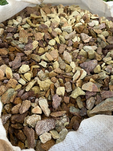 Златолит персиковый декоративная каменная крошка купить в Симе