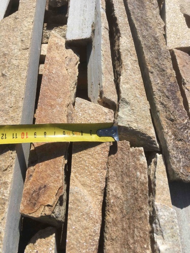 Горбушка златолит золотистый для облицовки купить в Симе