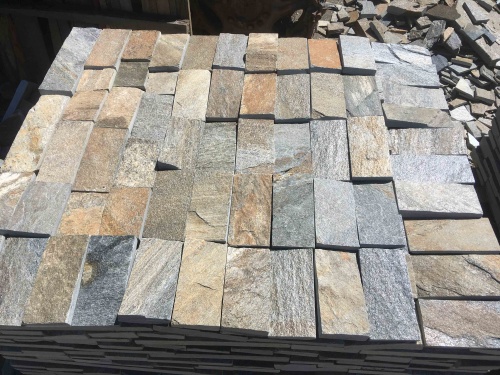 Плитка пилёная златолит Уральский для цоколя, отмостки купить в Симе