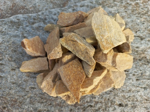 Златолит жёлтый декоративная каменная крошка купить в Симе