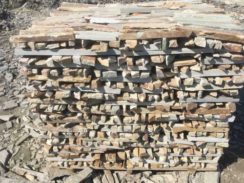 Горбушка златолит золотистый для облицовки купить в Симе