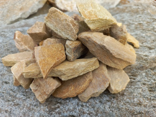 Златолит жёлтый декоративная каменная крошка купить в Симе