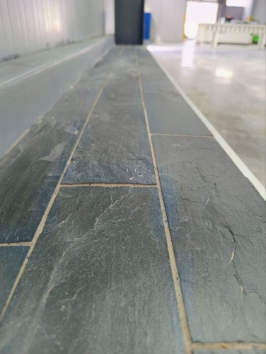 Плитка чёрная из натурального камня фасадная 30 см * 5 см, толщина 7 мм -30 мм купить в Симе